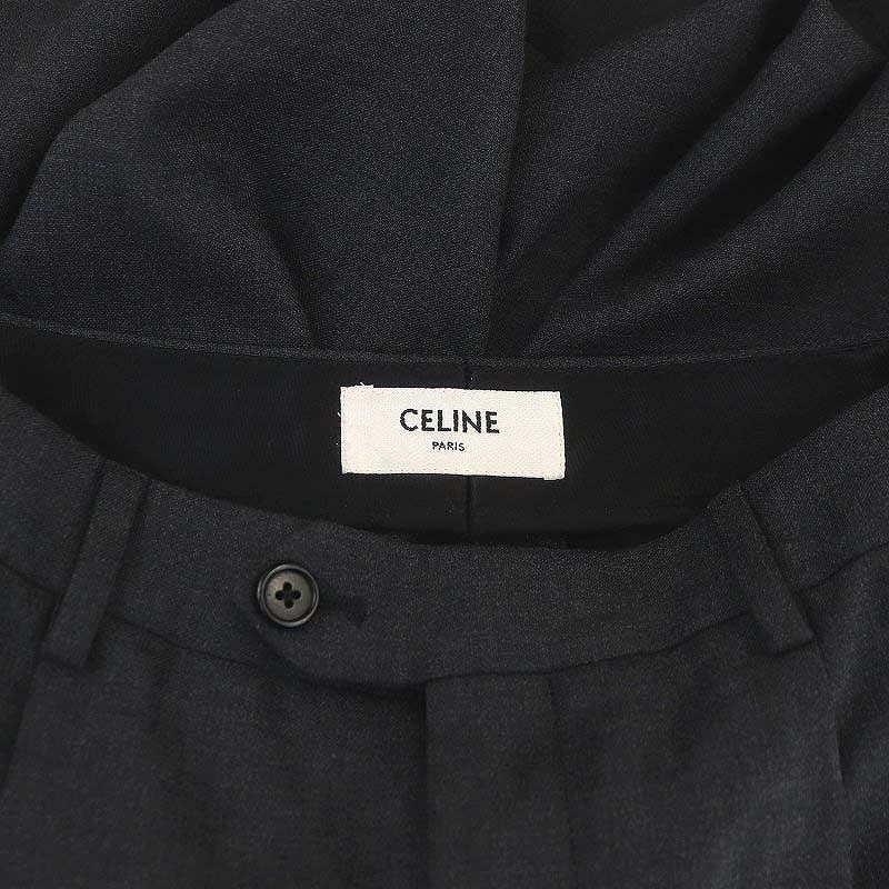 セリーヌ CELINE by hedi slimane ウール スケートパンツ スラックス 