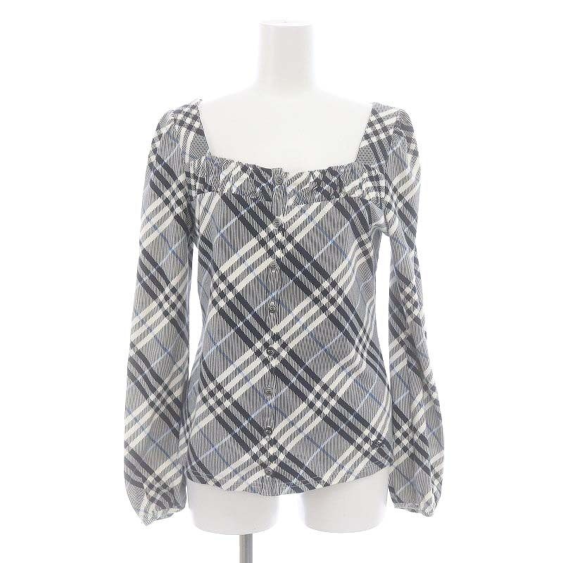 BURBERRY BLUE LABEL】チェック柄カットソー