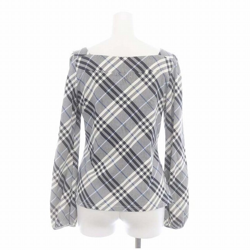 BURBERRY BLUE LABEL チェック柄トップス