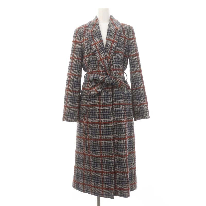テッドベーカー TED BAKER チェスターコート アウター ロング 千鳥格子 