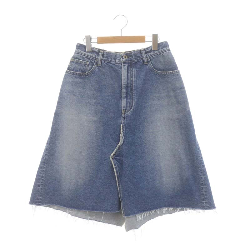 マディソンブルー MADISONBLUE 23AW 5POCKET REMAKE A-LINE SK DENIM 