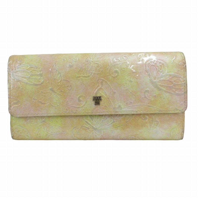 アナスイ 長財布 レア色 グリーン （ANNA SUI ノヴァ 口金長財布 