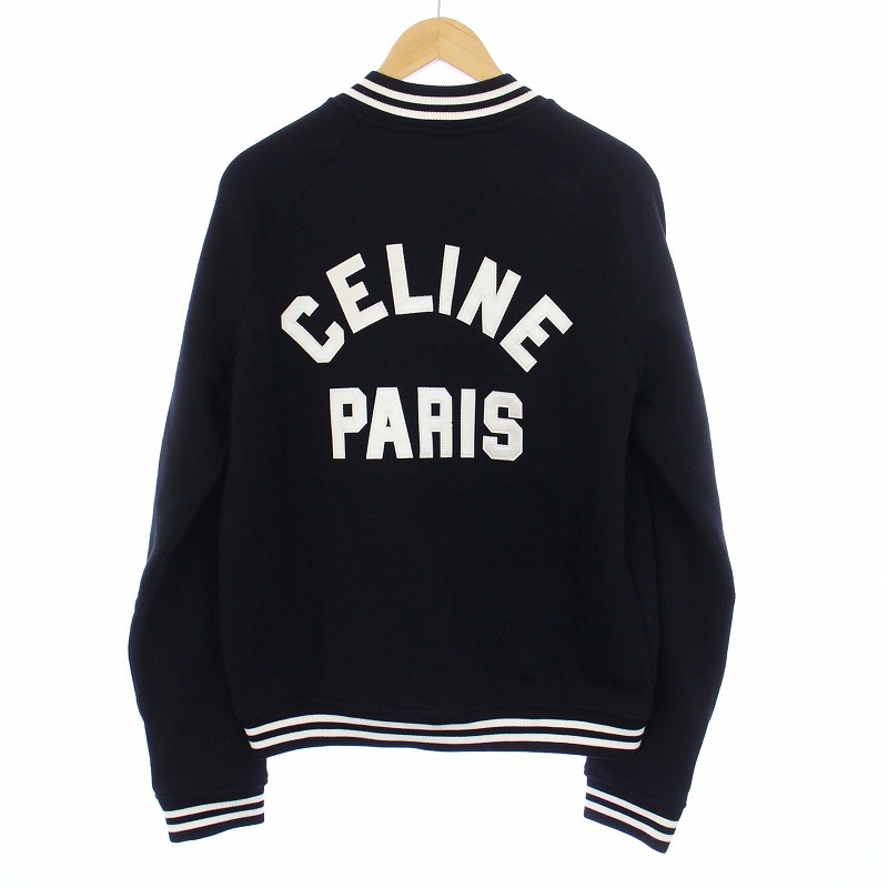 セリーヌ ナイロンテディジャケット　エディスリマン　カレッジ セリーヌ CELINE by Hedi Slimane COLLEGE TEDDY IN COTTON
