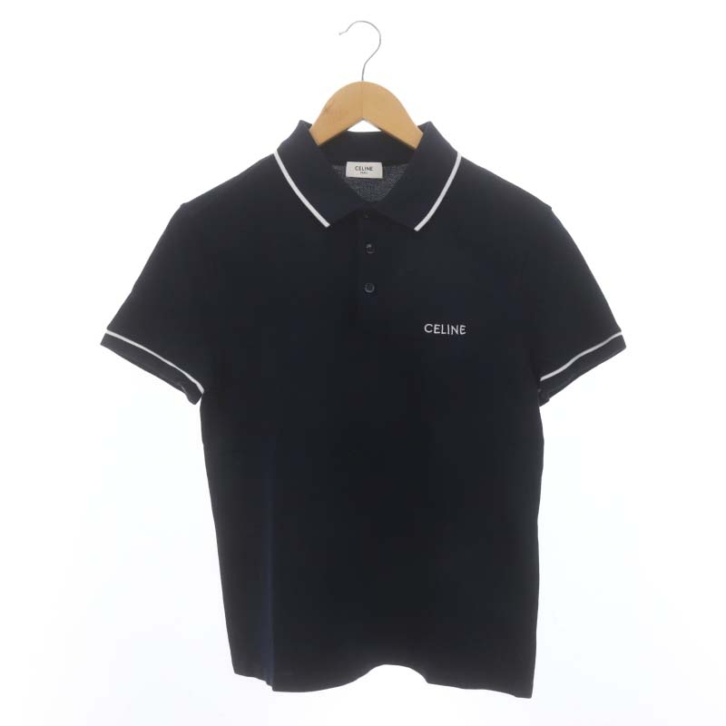 希少　イタリア製 CELINE HOMME セリーヌ 半袖ポロシャツ セリーヌ CELINE by Hedi Slimane クラシックポロシャツ 半袖