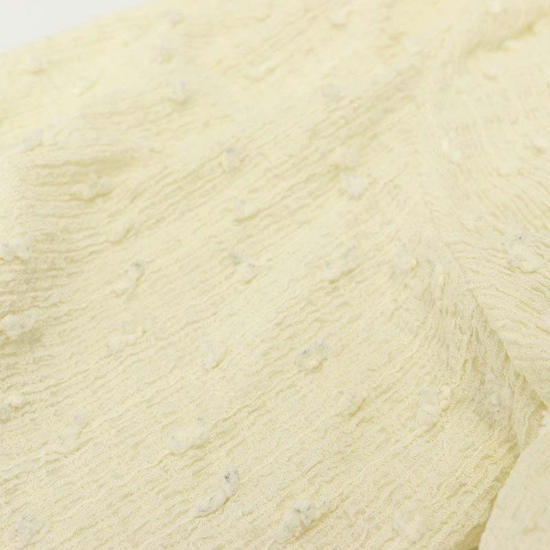 ホフマン HOFMANN 23AW Stretch Fringe ブラウス プルオーバー 長袖 36  