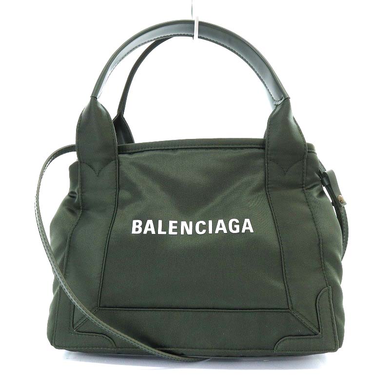 未使用品 バレンシアガ BALENCIAGA 390346 NAVY カバス XS トート  