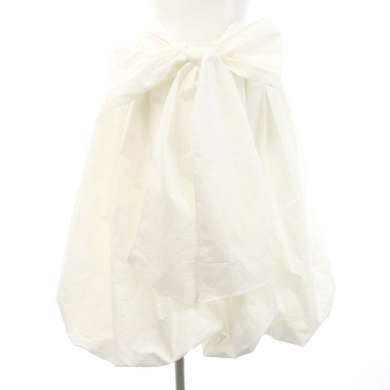 ハイアンド HIAND 3way Balloon Tunic チュニック バルーン 白  