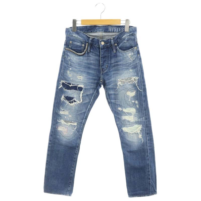 ヒステリックグラマー HYSTERIC GLAMOUR RSM加工 スタッズ クラッシュ 