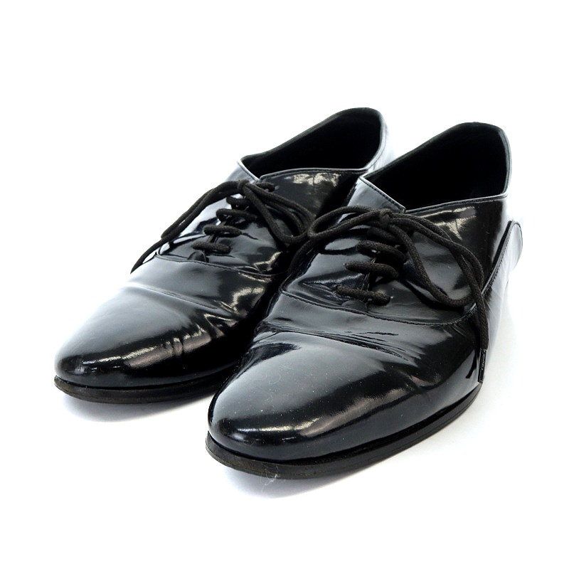 ☆サンローランSAINT LAURENT レースアップシューズ37 メンズ カジュアルシューズ | エスパドリーユ＆サンダル | Saint