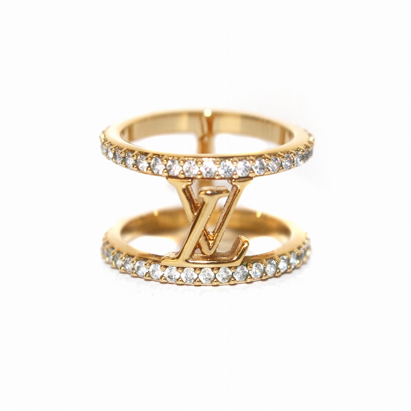 ルイヴィトン LOUIS VUITTON リング LV アイコニック ストラス 指輪 