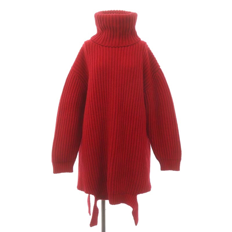 バレンシアガ BALENCIAGA カットデザイン タートルネック オーバー 