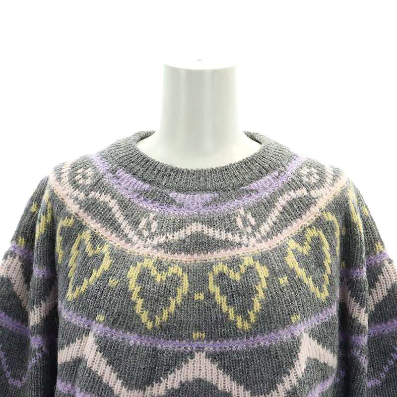 rosymonster ロージーモンスター ノルディックニットハート美品