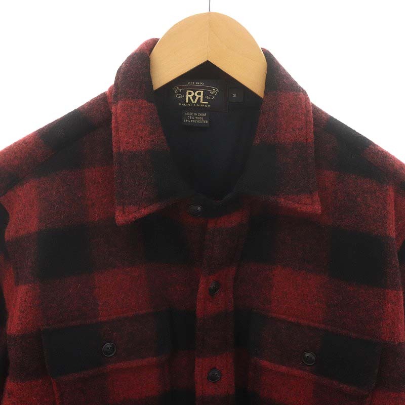 ダブルアールエル　Ralph Lauren レッド・ブラックチェックジャケット 未使用品 ダブルアールエル RRL WINTER2 MNRRNI テーラード