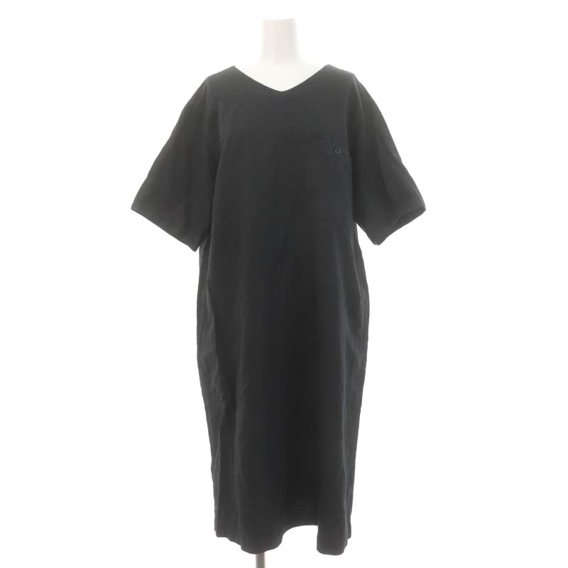 マーガレットハウエルリネンワンピース五分袖