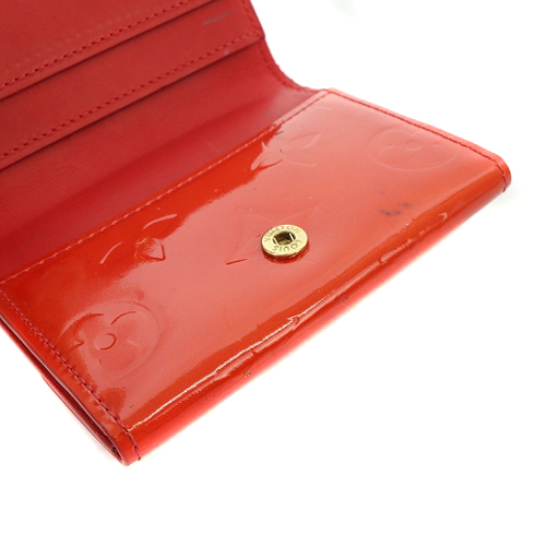 ルイヴィトン　モノグラム　ヴェルニ　ラドロー　コインケース　レッド ルイヴィトン LOUIS VUITTON モノグラム ヴェルニ ラドロー
