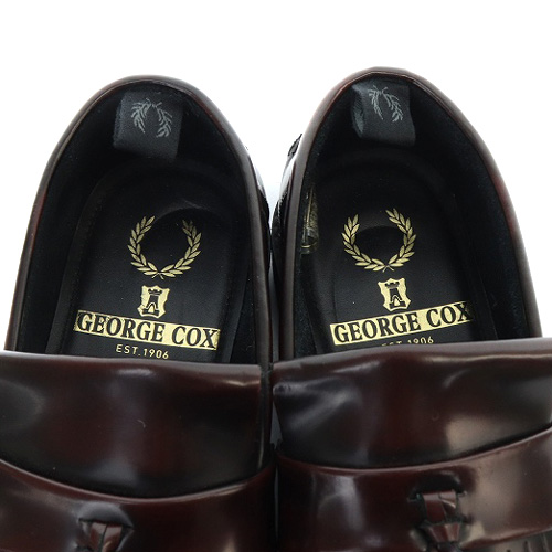 George Cox Fred Perry 物凄い タッセルローファー レザー ブラウン