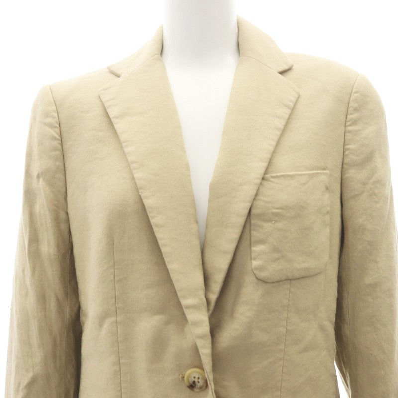 RALPH LAUREN テーラードジャケット M リネン ベージュ ローレン ラルフローレン メンズ ジャケット LAUREN RALPH