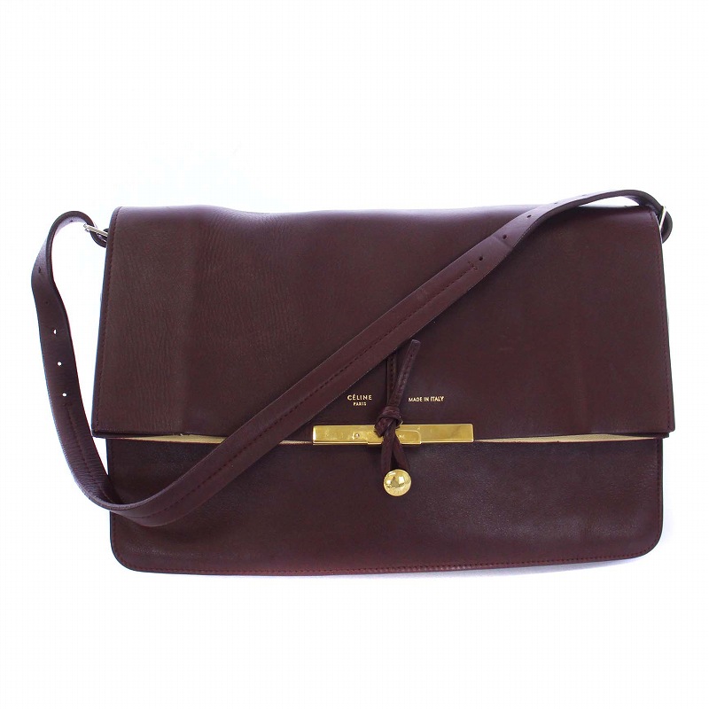 セリーヌ CELINE フィービー期 レザー ブレード ワンショルダーバッグ 