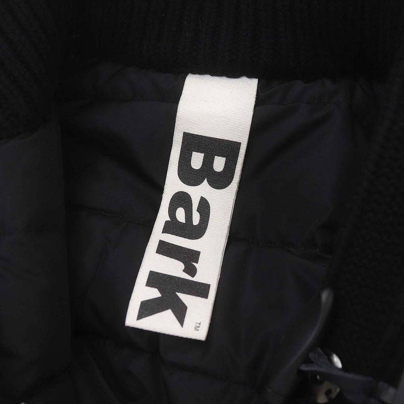 バーク Bark ニットダウン切り替え ダッフルコート アウター フード 