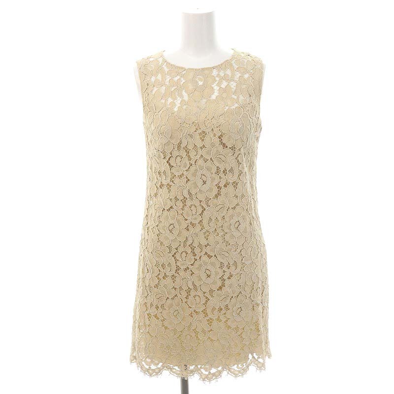 ドルチェ&ガッバーナ ドルガバ DOLCE&GABBANA コード刺繍 ノースリーブ  