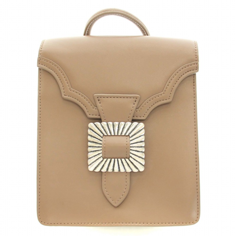 アリシアスタン ALEXIA STAM Original Buckle Leather Backpack  