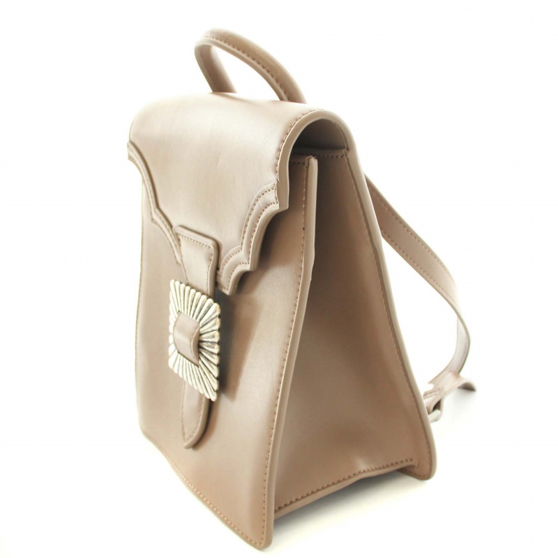 アリシアスタン ALEXIA STAM Original Buckle Leather Backpack  