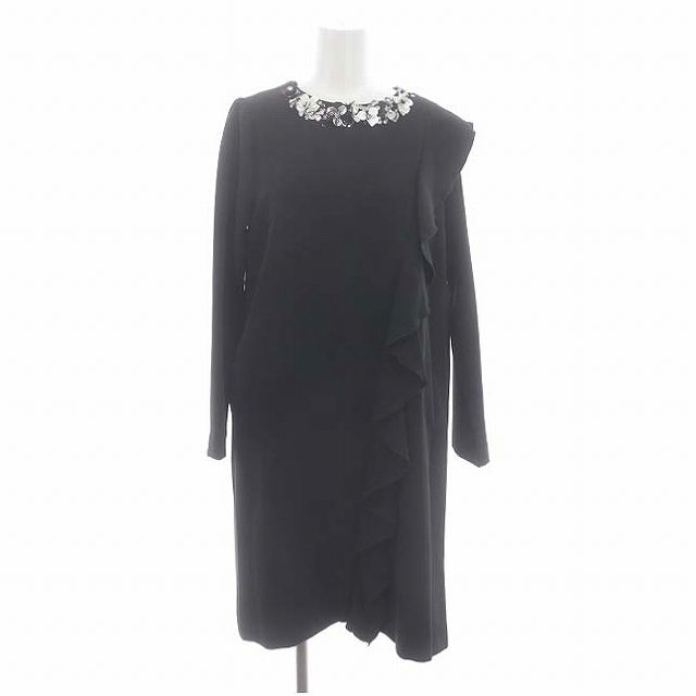 chesty フリルビジューワンピース　未使用 chesty フリルビジューワンピース