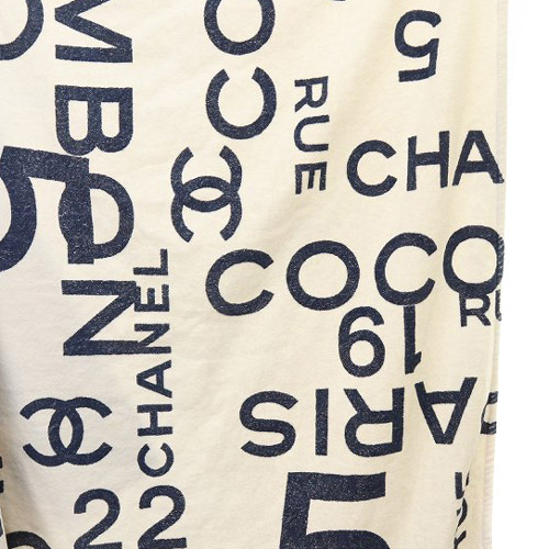 シャネル CHANEL バイシーライン 大判 ビーチタオル バスタオル