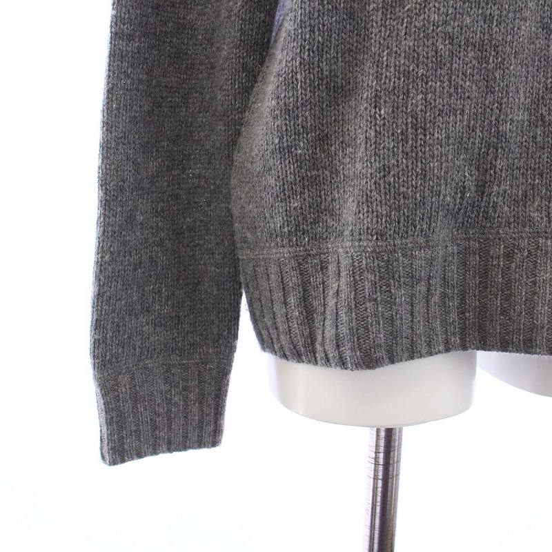 プラダ PRADA カシミヤ×ウール ロゴ ニット セーター 長袖 クルー