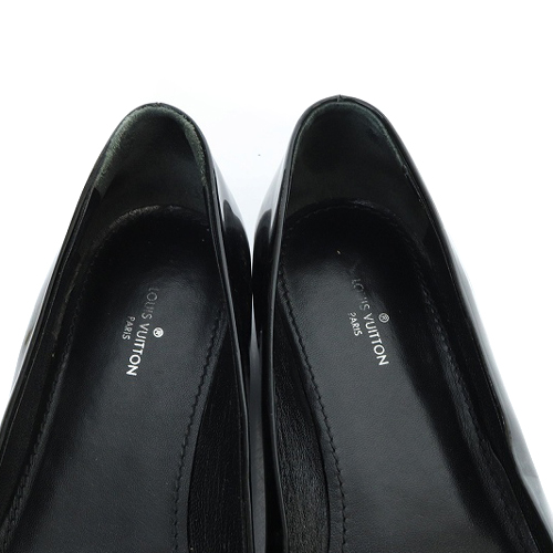 ルイヴィトン ヒール LOUIS VUITTON ルイ ヴィトン パンプスLVロゴ入り