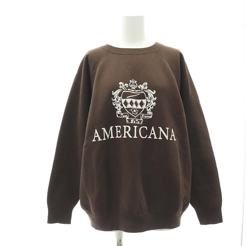 未使用品 アメリカーナ AMERICANA ドゥーズィエムクラス取扱い クルー 