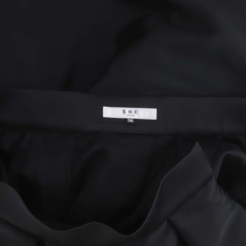 シートーキョー SHE Tokyo Anna スカート フレア ロング マットサテン  