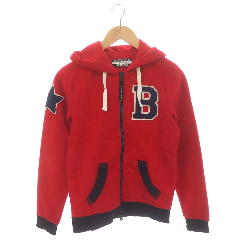 ハイドロゲン HYDROGEN ブロンザージ BRONZAJI フリース フードジップ  