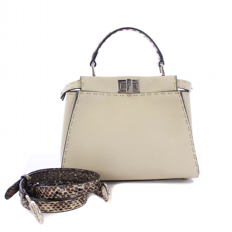 フェンディ FENDI ピーカブーミニ 2WAY ハンドバッグ ショルダー