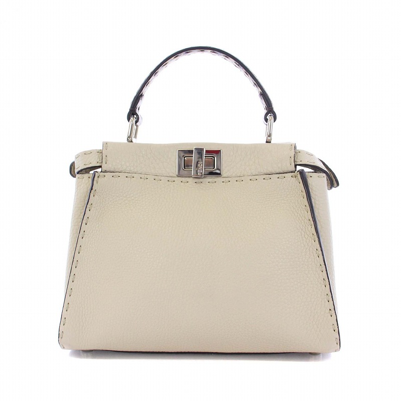 フェンディ FENDI ピーカブーミニ 2WAY ハンドバッグ ショルダーバッグ 