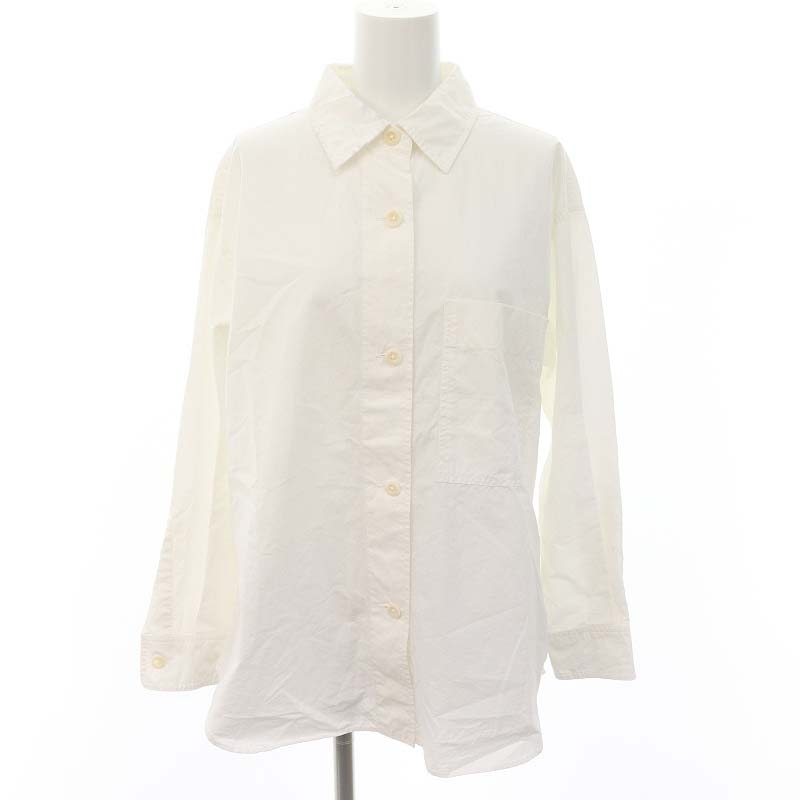マーガレットハウエル MHL. 23SS NATURAL COTTON POPLIN シャツ 