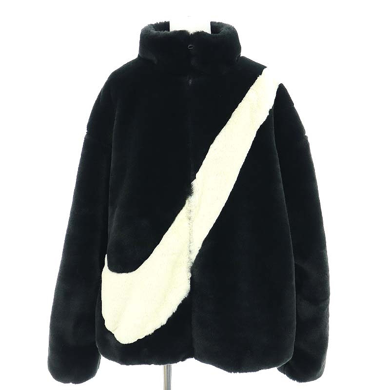 NIKE（ナイキ）の「ナイキ スポーツウェア ウィメンズ フェイクファー ジャケット / Nike Sportswear Women's  Faux-Fur Jacket（ブルゾン）」 - WEAR NIKE ナイキ NIKE AS W ウィメンズ フェイクファー ジャケット NIKE ナイキ　ファージャケット