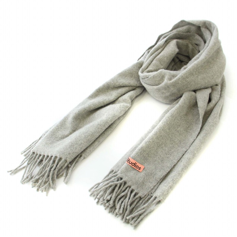 アクネ ストゥディオズ Acne Studios フリンジウールスカーフ オーバー  