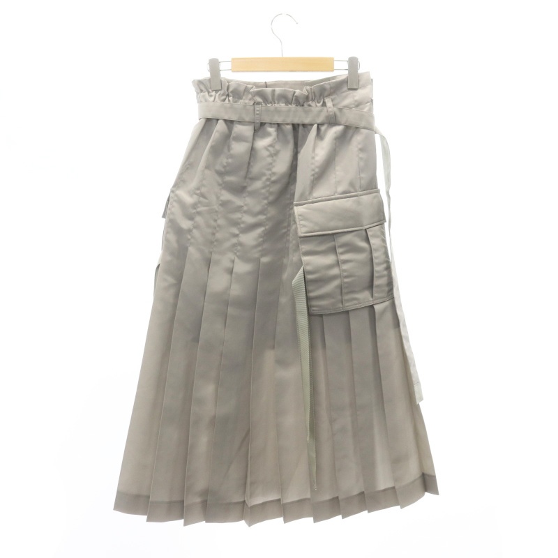未使用品 サカイ sacai 23SS Nylon Twill Skirt スカート ナイロン  