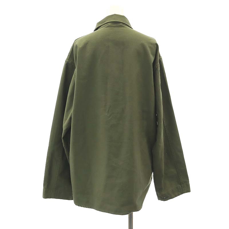 Deuxieme Classe military シャツジャケット カーキ ドゥーズィエム