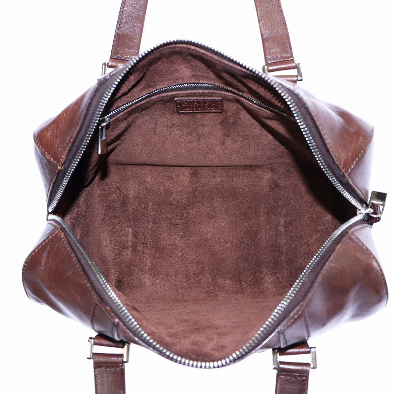 美品 HIROFU 2694 ボストンバッグ 特大 ヒロフ トラベルバッグ 本革 ペルーシェ】レザーハンドバッグ S 本革 フォーマルバッグ（商品