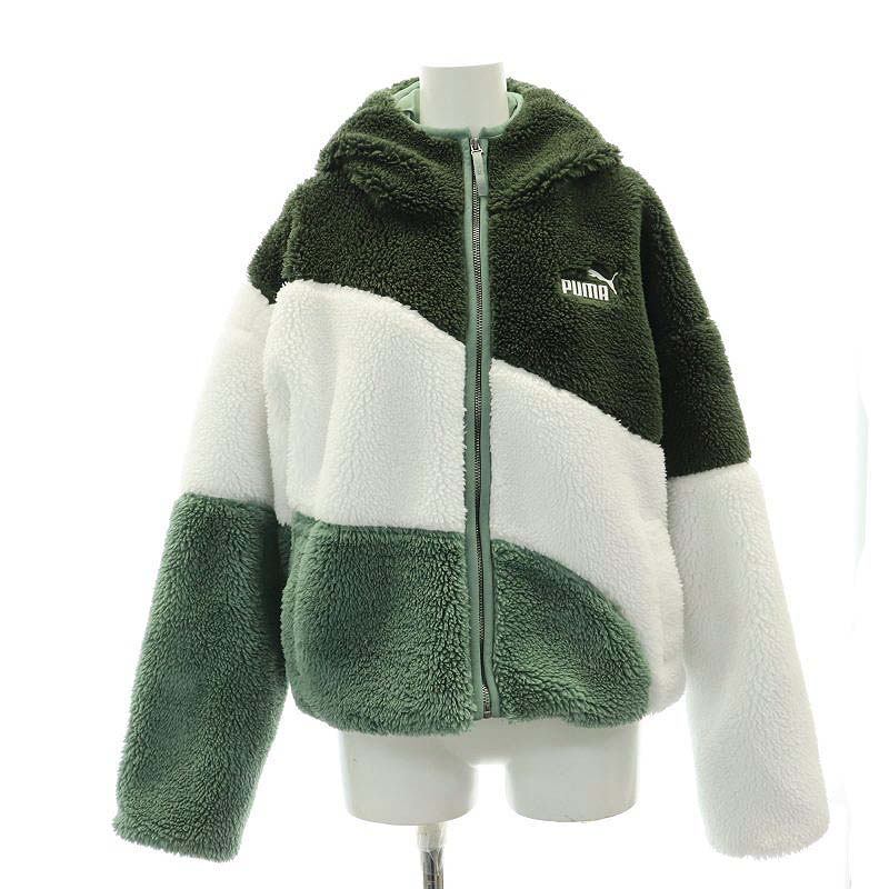 プーマ PUMA ビッグ キャット フーデッド シェルパ ジャケット ボア 