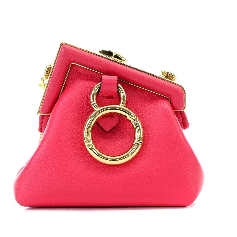 フェンディ FENDI ナノ ファースト チャーム ポーチ ショルダーバッグ 