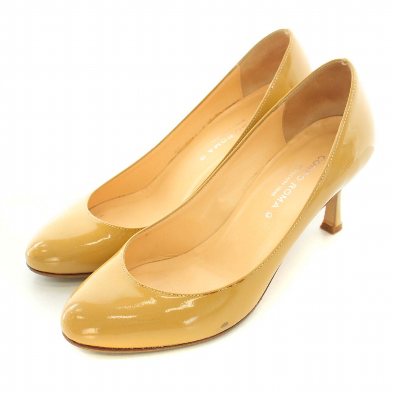 Corso Roma 9】エナメル パンプス（コルソローマ ノーヴェ CORSO ROMA 
