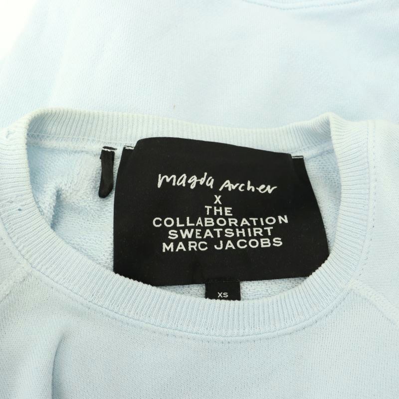 MARC JACOBS ブルーグレー スウェット XS MARC JACOBS ブルーグレー スウェット XS