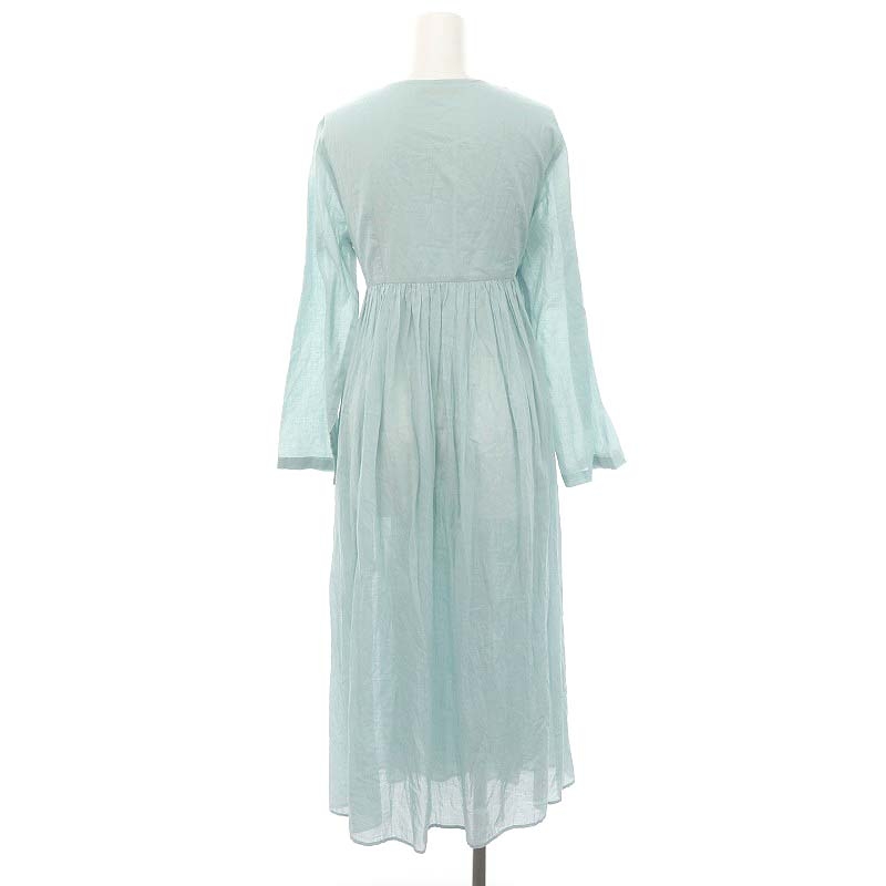 ヌキテパ NE QUITTEZ PAS! Cotton Voile Front Cross Over Tassel Gown 