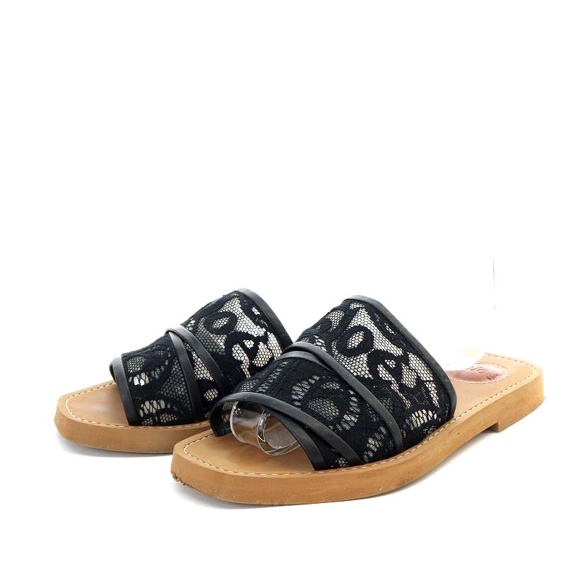 クロエ chloe WOODYミュール 36 定価69300 クロエ(Chloe)クロエ WOODY