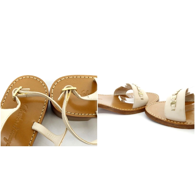 サルヴァトーレフェラガモ Salvatore Ferragamo サンダル ローヒール 