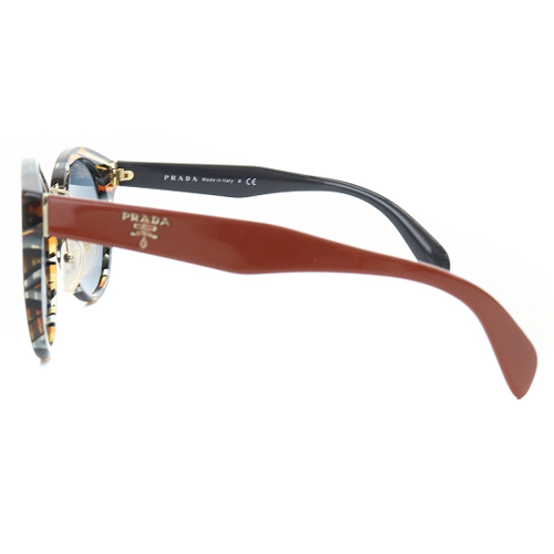 プラダ PRADA サングラス ロゴ 53□23 茶色 ブラウン SPR05T /SR21
