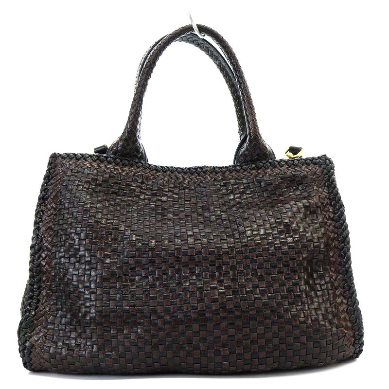 プラダ PRADA マドラス MADRAS トートバッグ ショルダーバッグ 2way 